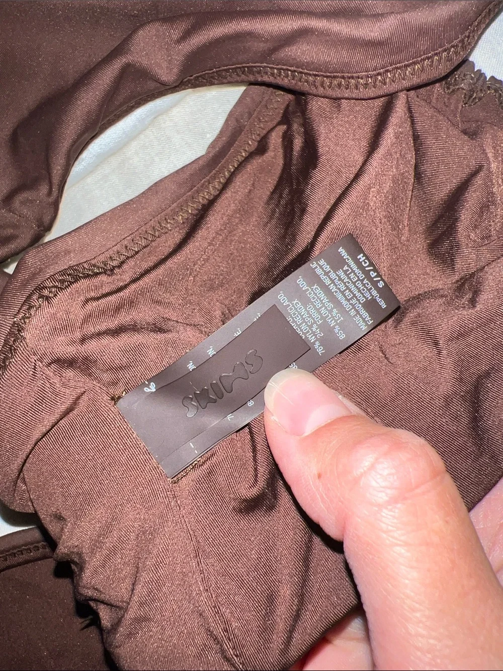 Skims High-Waist Brown Bikini Set